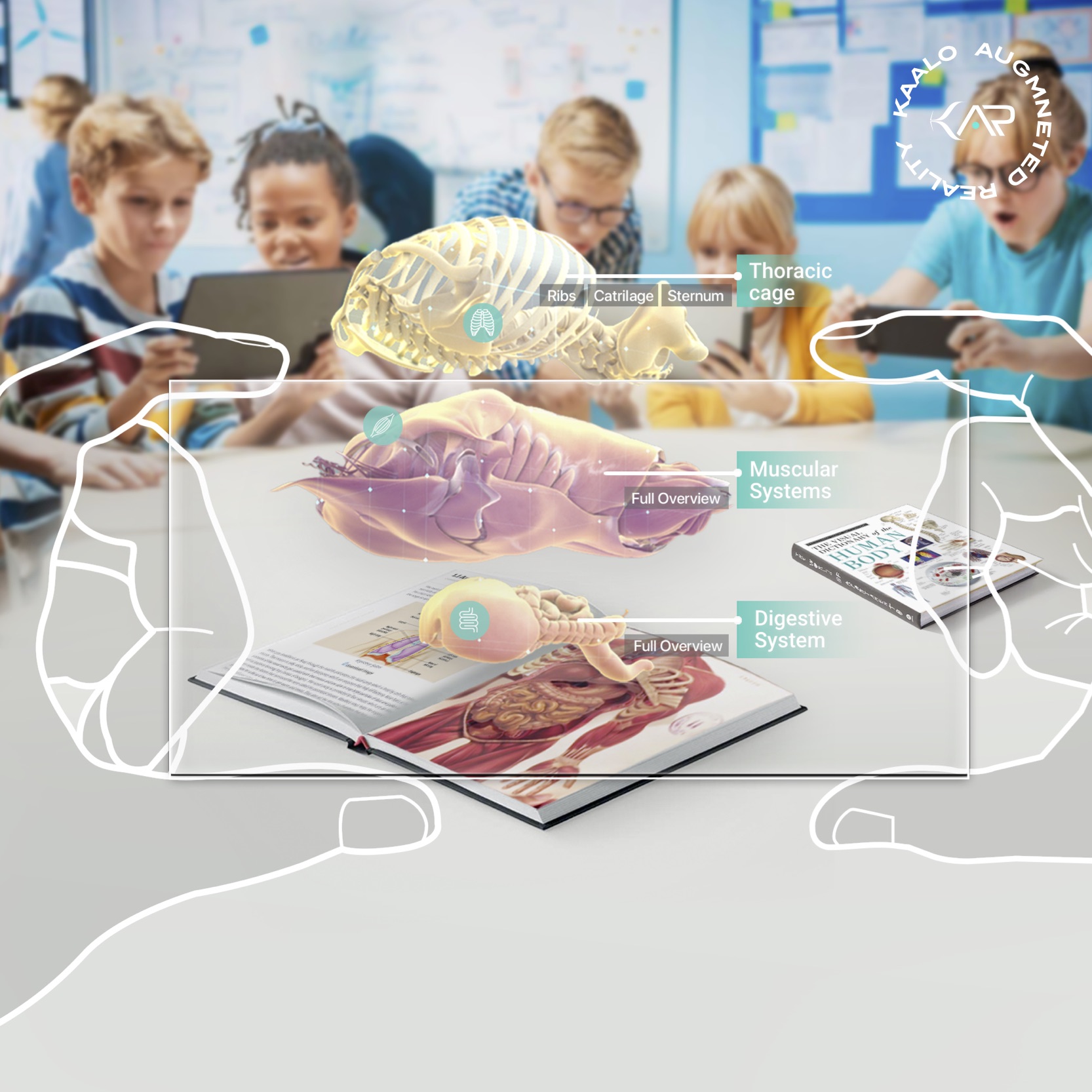 AR brings print to life.